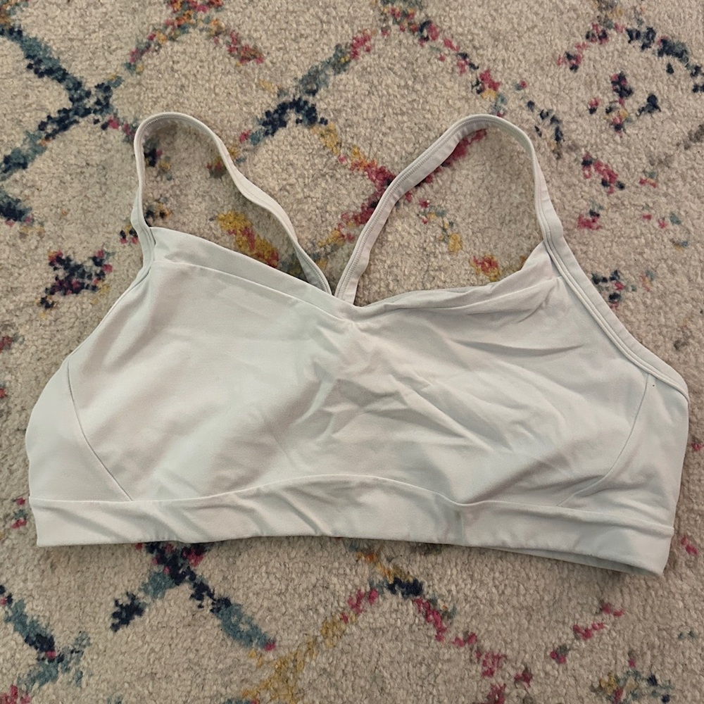 Athleta Vital A-C sports bra Glacier light mint green XL